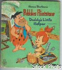 Pebbles Flintstone, Daddy's Little Helper © 1964 Whitman, Tell-A-Tale #2628